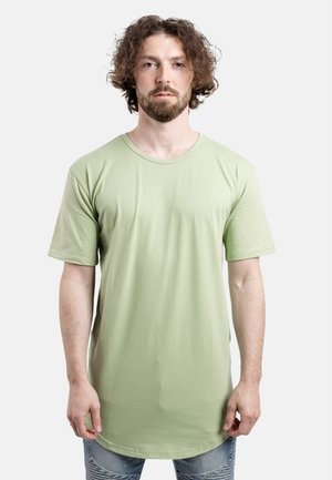 Print T-shirt - sage green