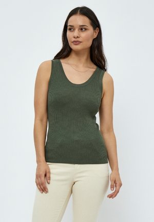 DEANELI RIB TANK TOP. - Topp - kalamata