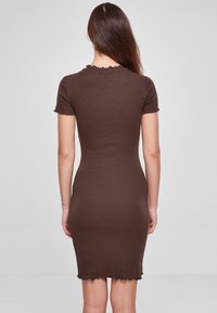Urban Classics Pouzdrové šaty - brown