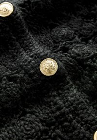 Next REGULAR FIT - BUTTON THROUGH  - Cardigan - black