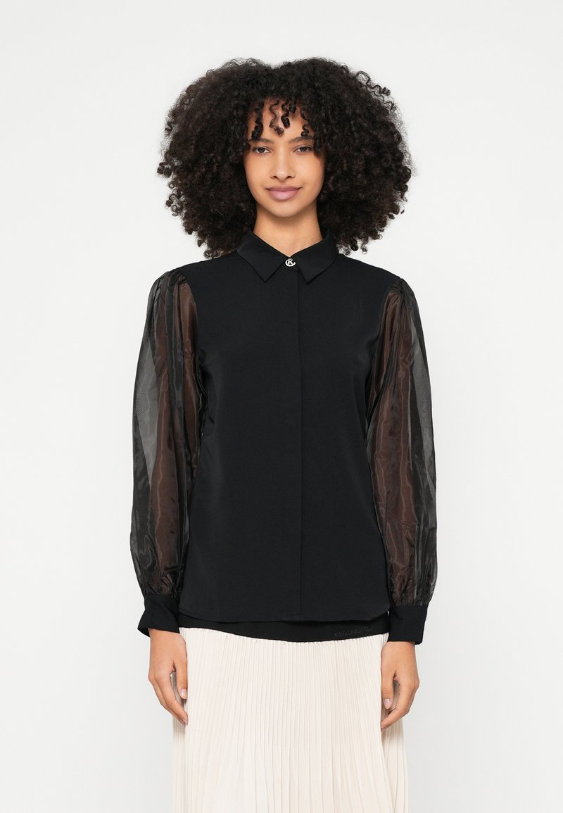 Karl Lagerfeld Overhemdblouse zwart