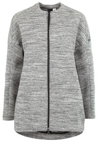 adidas Performance Sudadera con cremallera - mottled grey