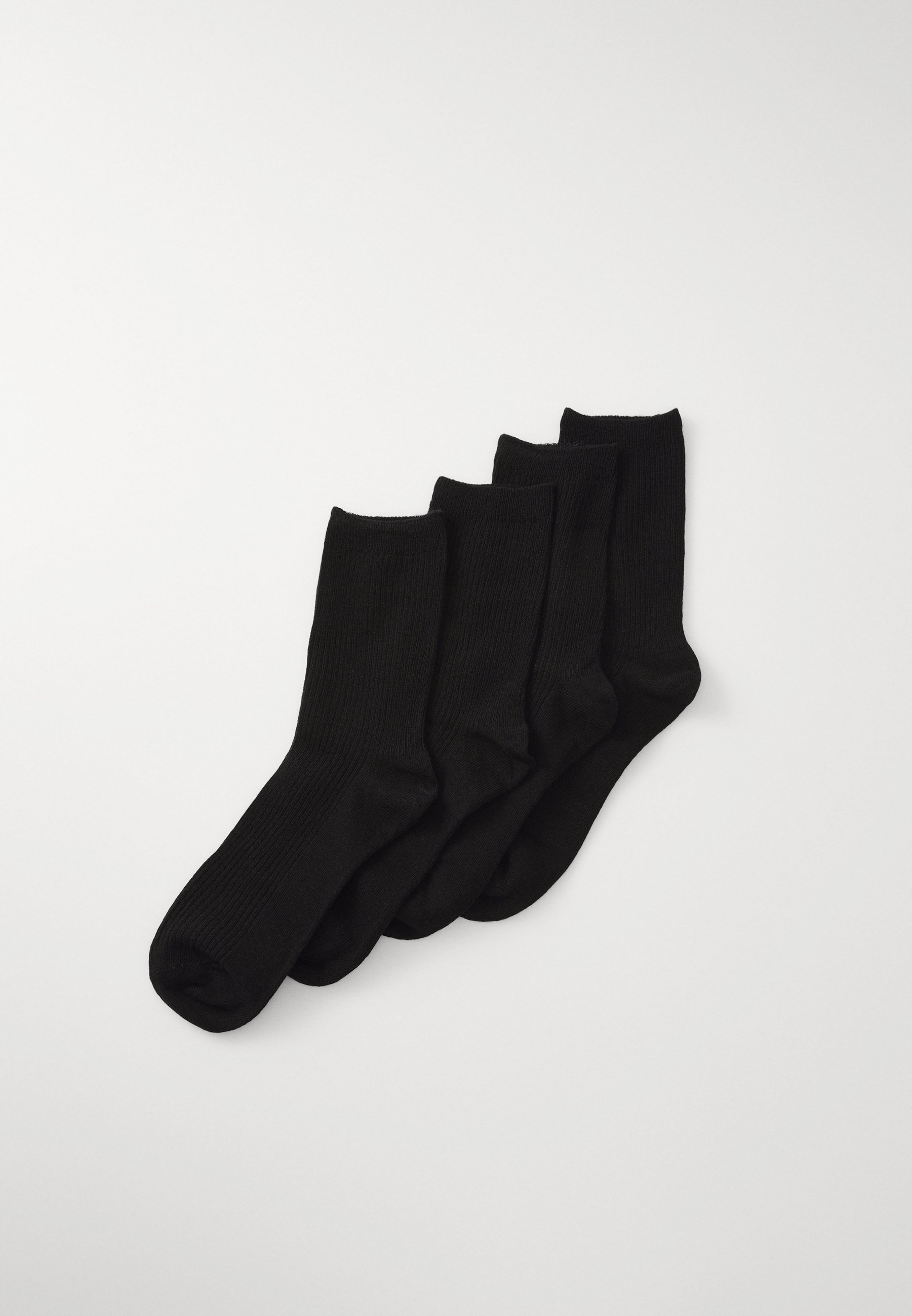 Pack De 4 Calcetines Noos De Pcmarta Pieces - Negro, Talla Única, Para Mujer