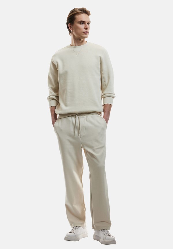 DRAWSTRING - Stoffhose - beige