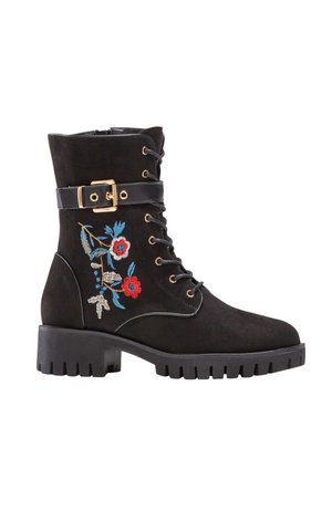 SCHNÜRSTIEFEL - Stivaletti stringati - black