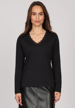 T-shirt à manches longues - black