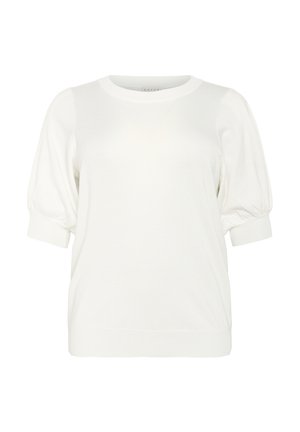 Kaffe Curve Basic T-shirt - chalk