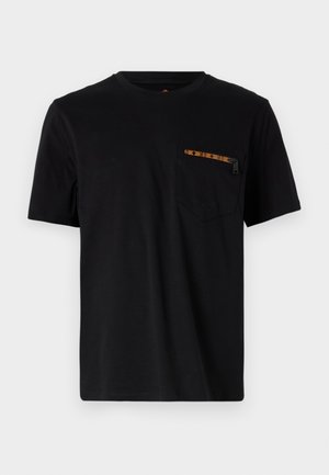 MCM ZIP INTERLOCK  - T-shirt basique - black
