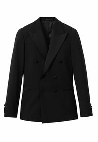 REGULAR FIT - POKER DOUBLE BREASTED TUXEDO - Kostiuminis švarkas - black
