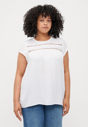 VMDEBBIE PLEAT - Blouse - snow white