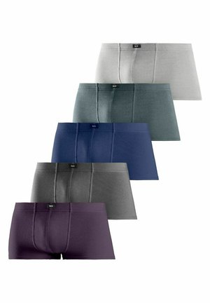 5 STÃ¼CK - Ozke boksarice - aubergine blau grau meliert anthrazit blau grün