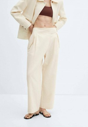 Mango Nohavice - off-white