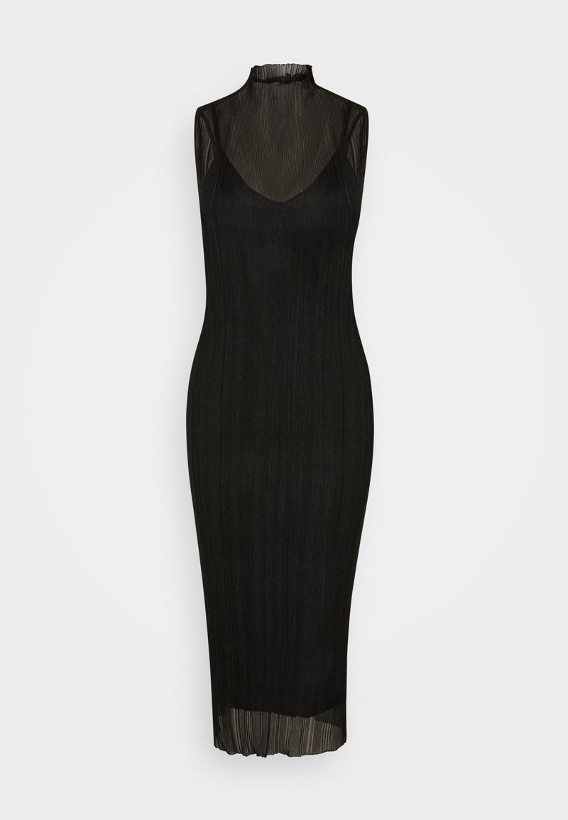 Damen Bekleidung | Hervé Léger VAREGAITED DRESS 2-In-1 Strickkleid black/schwarz - NF67582 Damen Bekleidung | Hervé Léger VAREGAITED DRESS 2-In-1 Strickkleid black/schwarz - NF67582