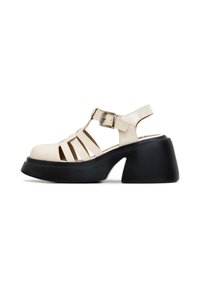 BLOCK HEEL - Lodičky s platformou - beige