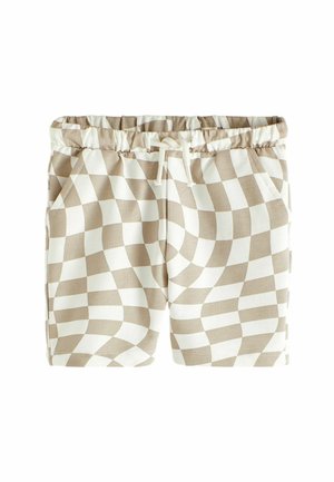 Next CHECKERBOARD REGULAR FIT - Shorts - stone