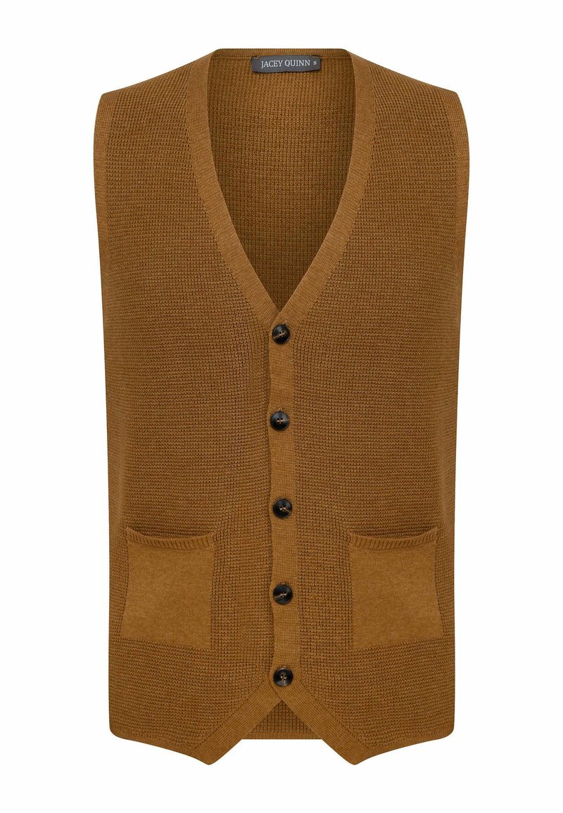 Jacey Quinn 5 BUTTONED 2 POCKET OUTSIDE Smanicato latte brown