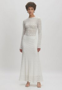EDITED CATALINA - Maxi skirt - weiß