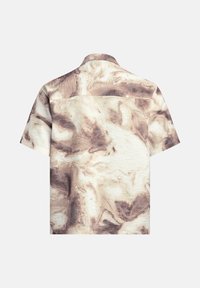Kortærmet skjorte med en marmorering i beige og brune nuancer. Struktureret stof med rygpasse og en afslappet pasform.