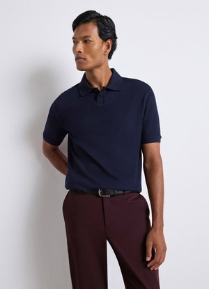 Calliope T-SHIRT TINTA UNITA - Poloshirt - blu notte