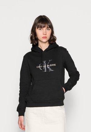 REPTILE MONOGRAM HOODIE - Sweatshirt - black