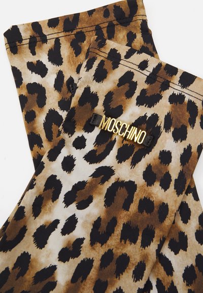 MOSCHINO LEOPARD GLOVES - Gants - black