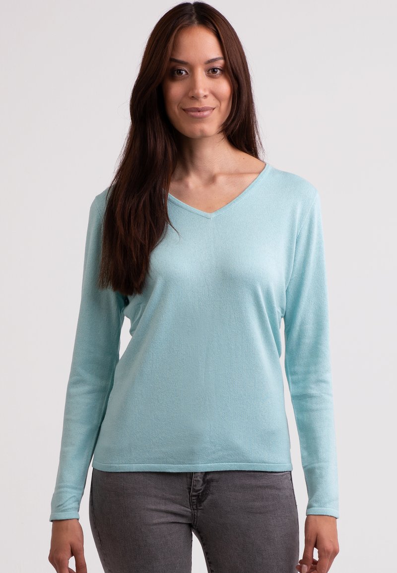 CASH-MERE Trui - reflexion hellgrün