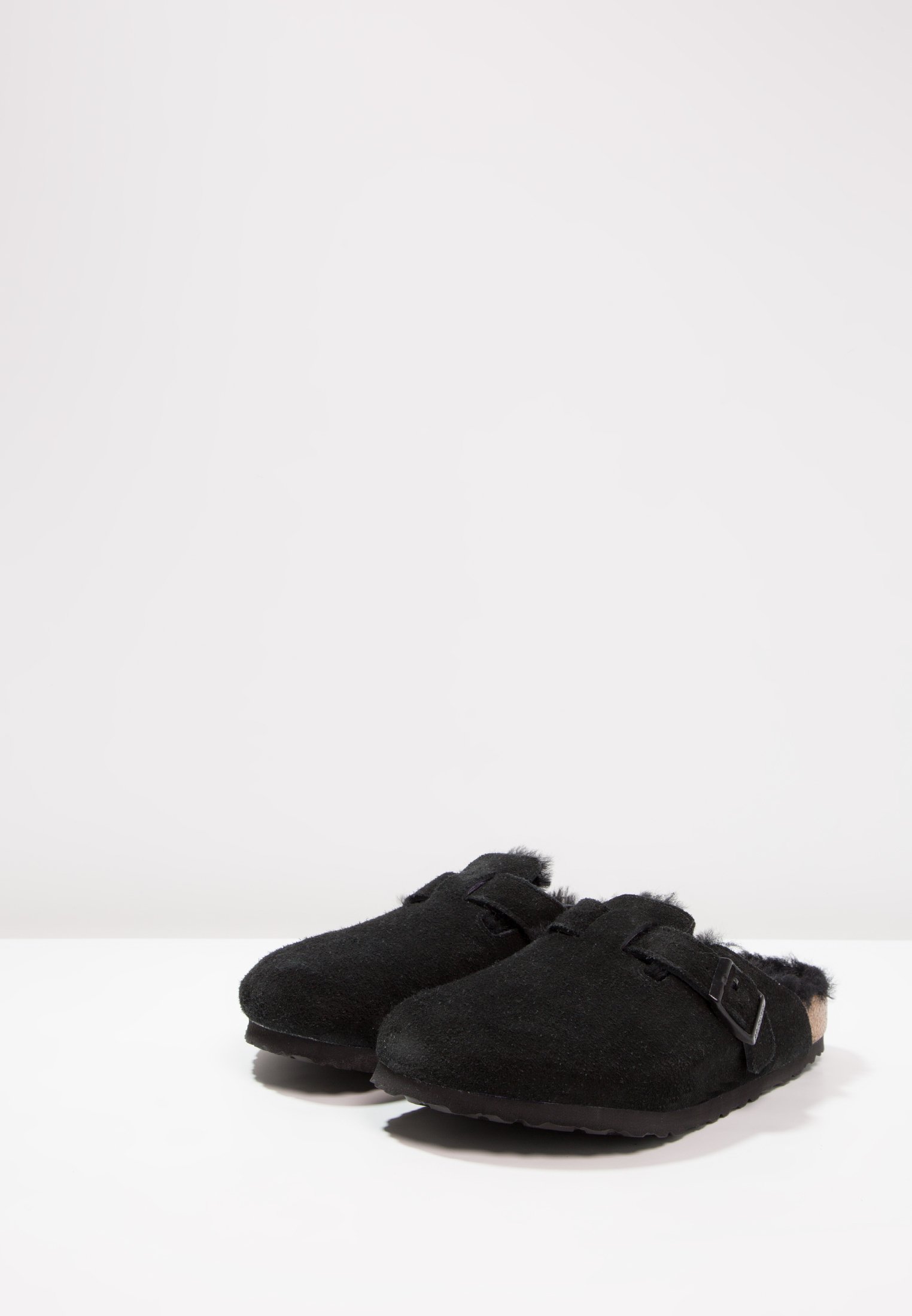 Birkenstock BOSTON - Mules - black/noir - ZALANDO.FR