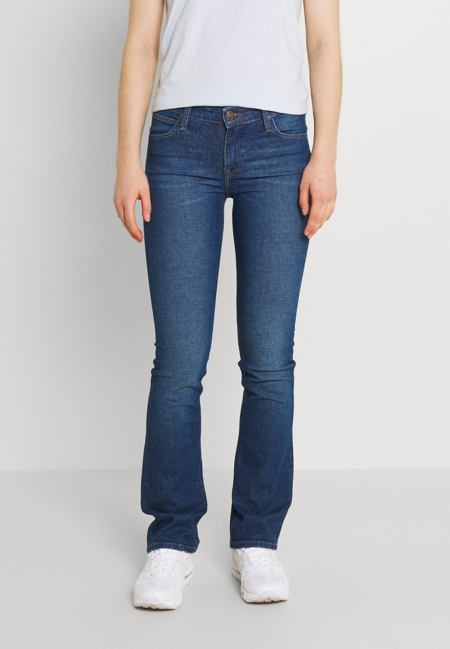 Lee HOXIE - Bootcut jeans - dark garner 