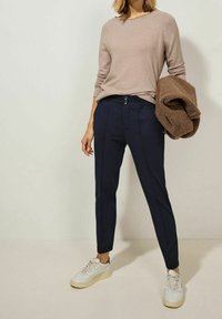 Street One Tygbyxor - dark blue