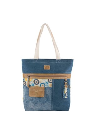 CAROLINA - Bolso shopping - azul