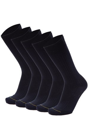 Ciocca 5 PACK MID CALF ELASTICIZED MEDIUM WEIGHT FILO SCOZIA SOC - Sokken - navy blue
