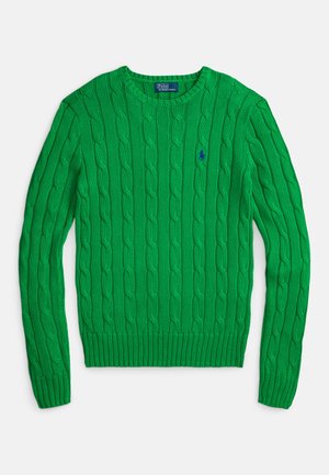 Polo Ralph Lauren JULIANNA LONG SLEEVE PULLOVER - Vesta - preppy green