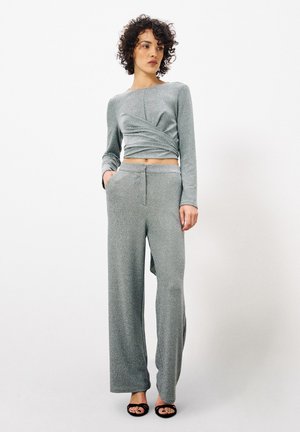 AIMELINE - Pantalon classique - turquoise