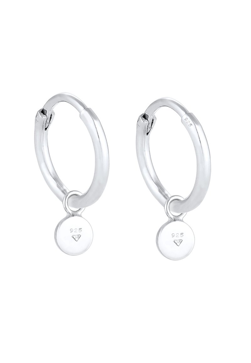 Damen Halsketten | Elli PLATE COIN BASIC Ohrringe silber/silberfarben - DN13021 Damen Halsketten | Elli PLATE COIN BASIC Ohrringe silber/silberfarben - DN13021