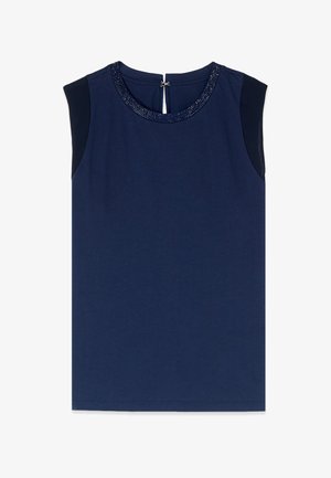 Oltre, TOP CON CRISTALLI - Top - blu
