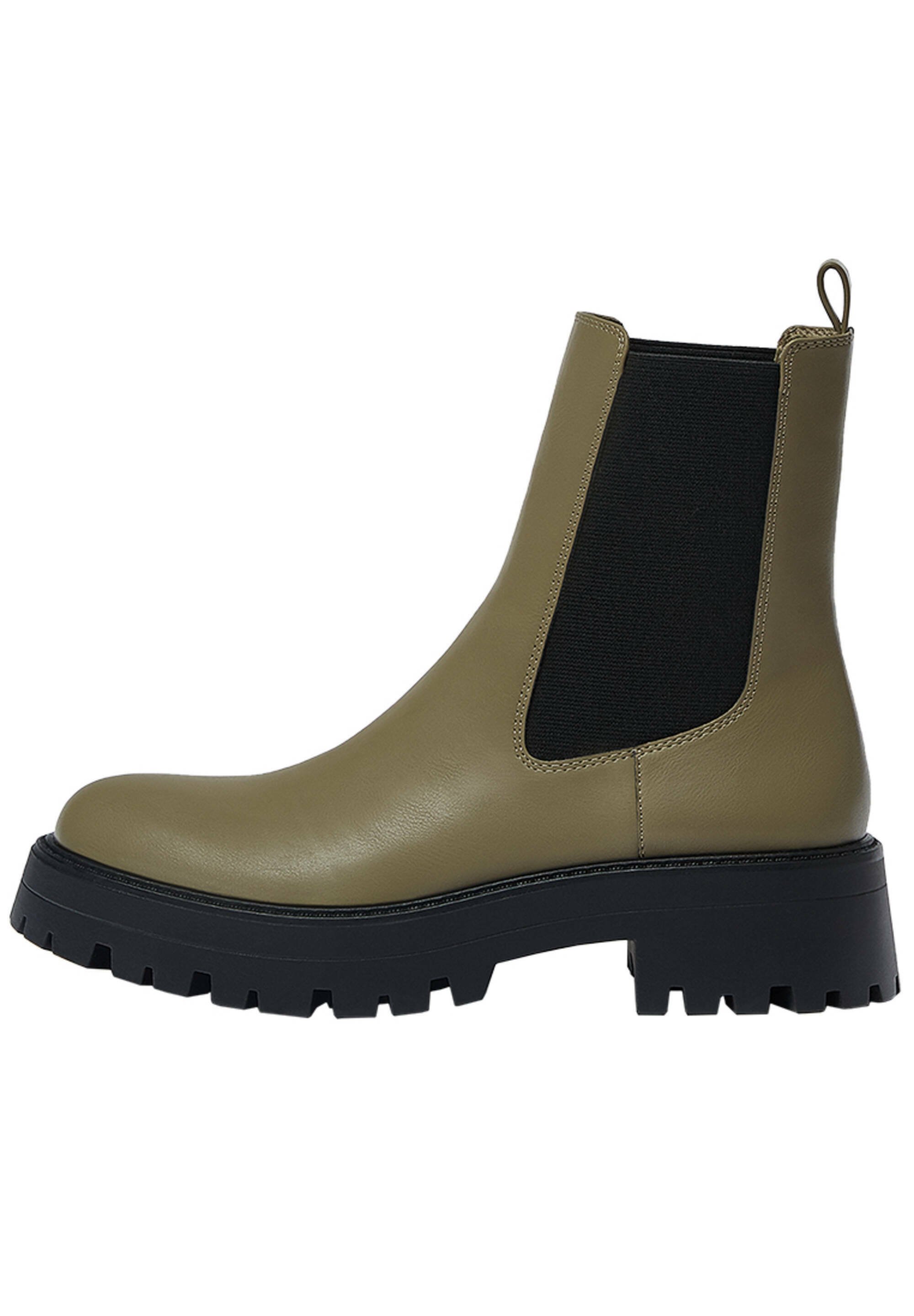PULL\u0026BEAR Ankle boots - green - Zalando.ie