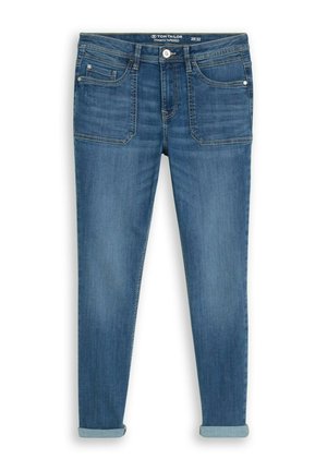 TOM TAILOR, TTMAYA TAPERED FIT - Jean slim - mid stone wash denim