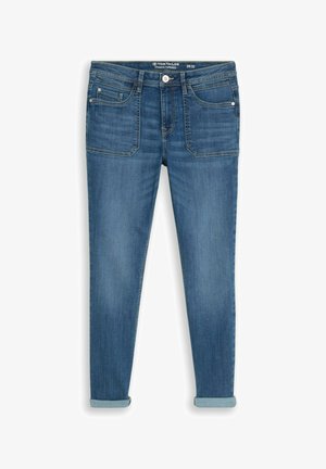TOM TAILOR, TTMAYA TAPERED FIT - Jean slim - mid stone wash denim