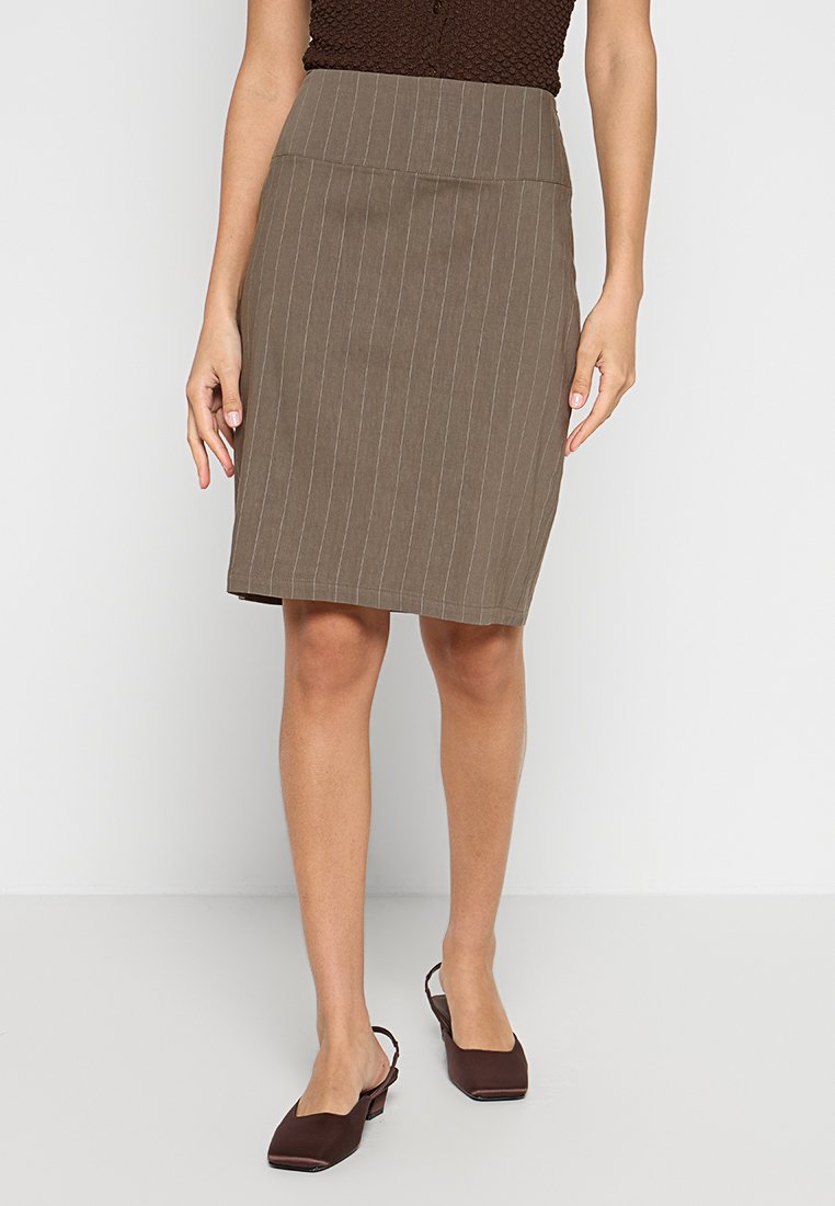 Sarah Pacini Kokerrok taupe