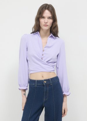 Calliope CON NODO - Bluse - lilla