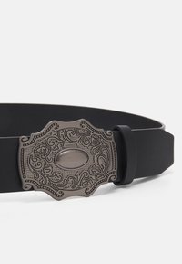 Pier One Belt - black/silver-coloured