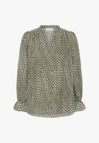 Valgt, green faded dot