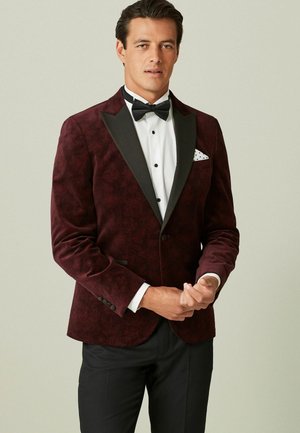 Sakko - burgundy red floral