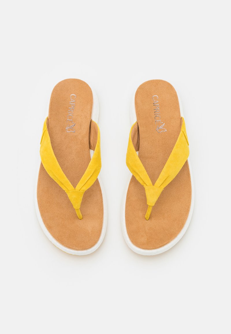 Damen Sneaker | Caprice Zehentrenner yellow/gelb - AM79165 Damen Sneaker | Caprice Zehentrenner yellow/gelb - AM79165