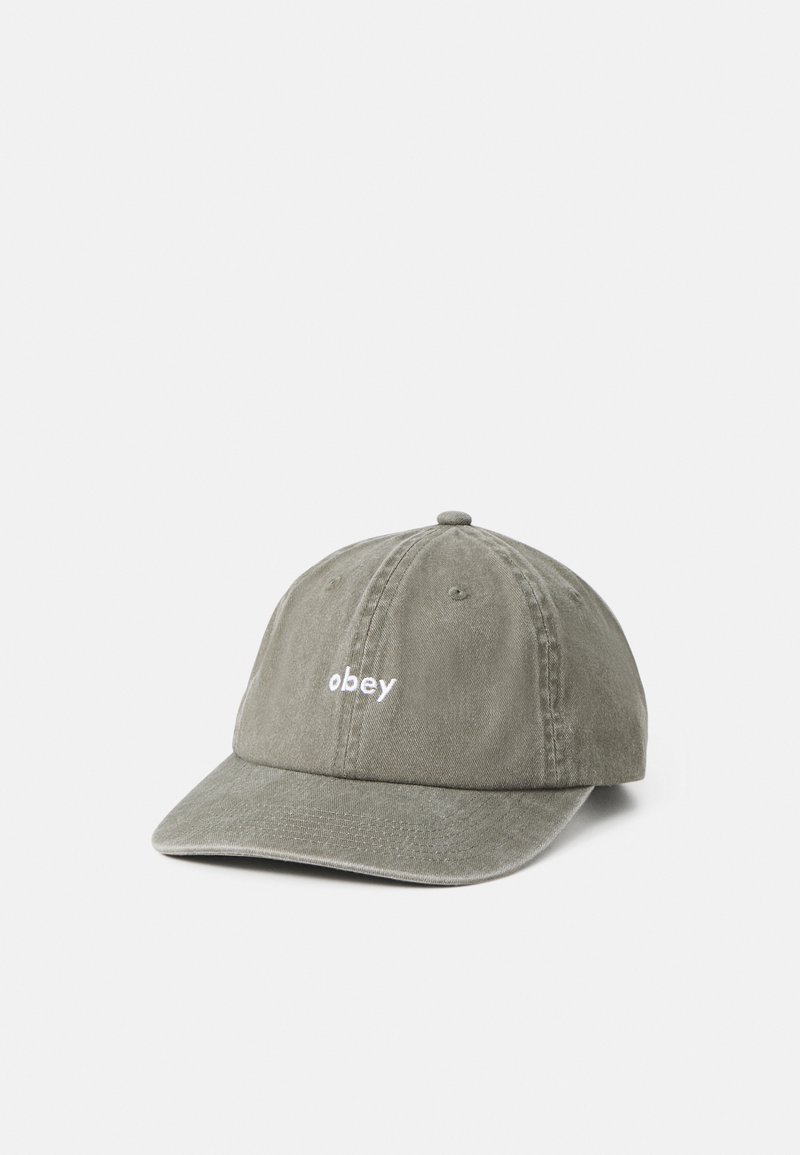 Obey Clothing PIGMENT LOWERCASE PANEL STRAPBACK UNISEX - Cap - pigment olive