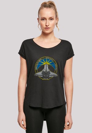 NASA STS 132 ATLANTIS MISSION BADGE DISTRESSED - Print T-shirt - schwarz