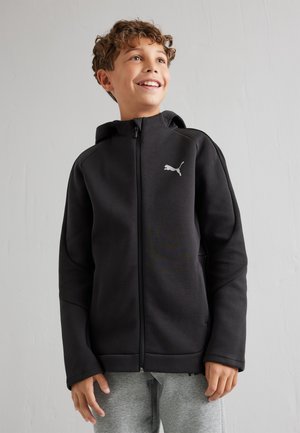 EVOSTRIPE HOODIE - Sudadera con cremallera - black
