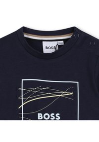 BOSS Kidswear TEE - Camiseta estampada - navy
