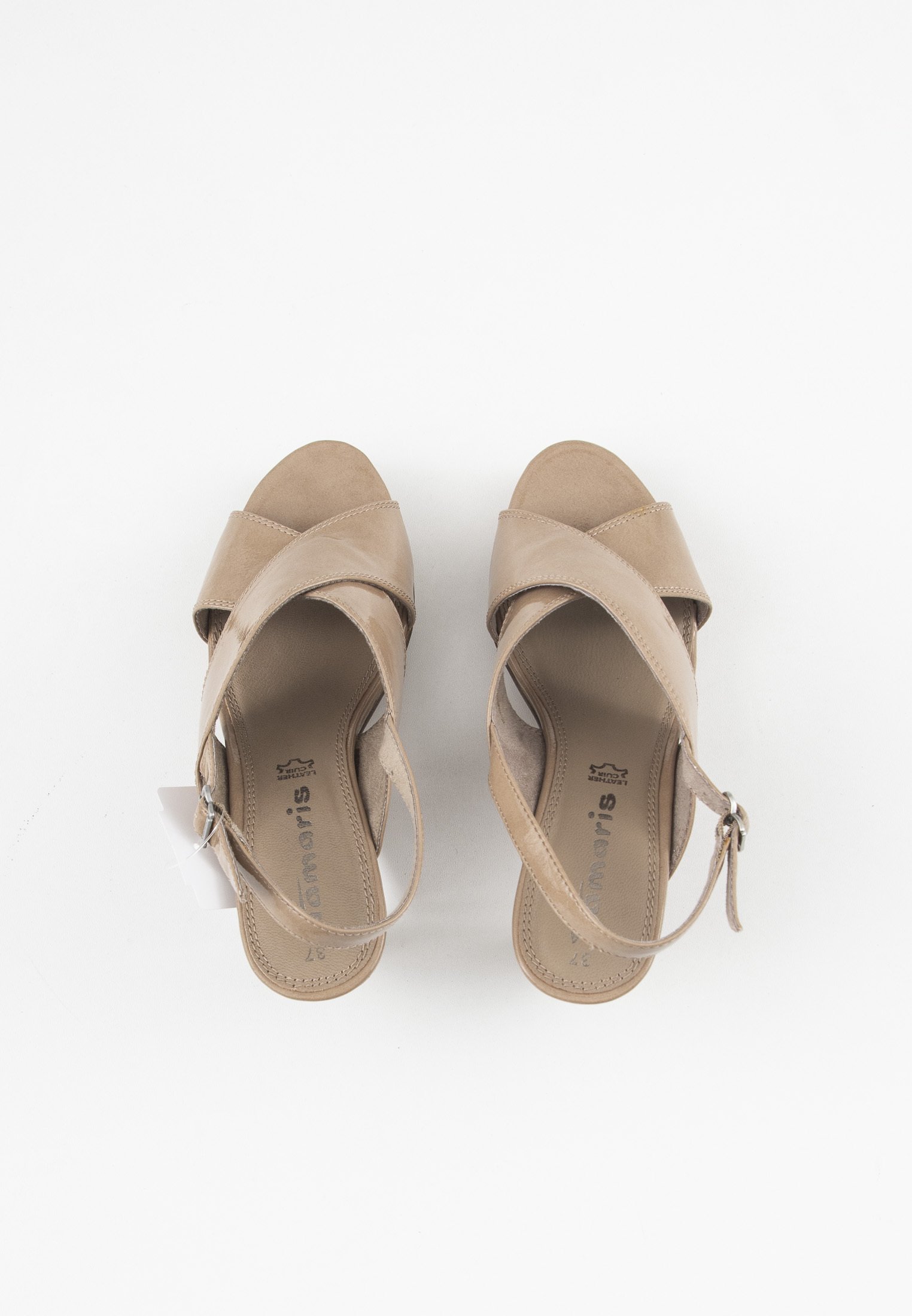 Tamaris Sandalen met hoge hak - beige/Beige - Zalando.nl