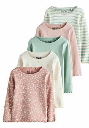 REGULAR FIT - 5 PACK  - Langærmet T-shirt - neutral